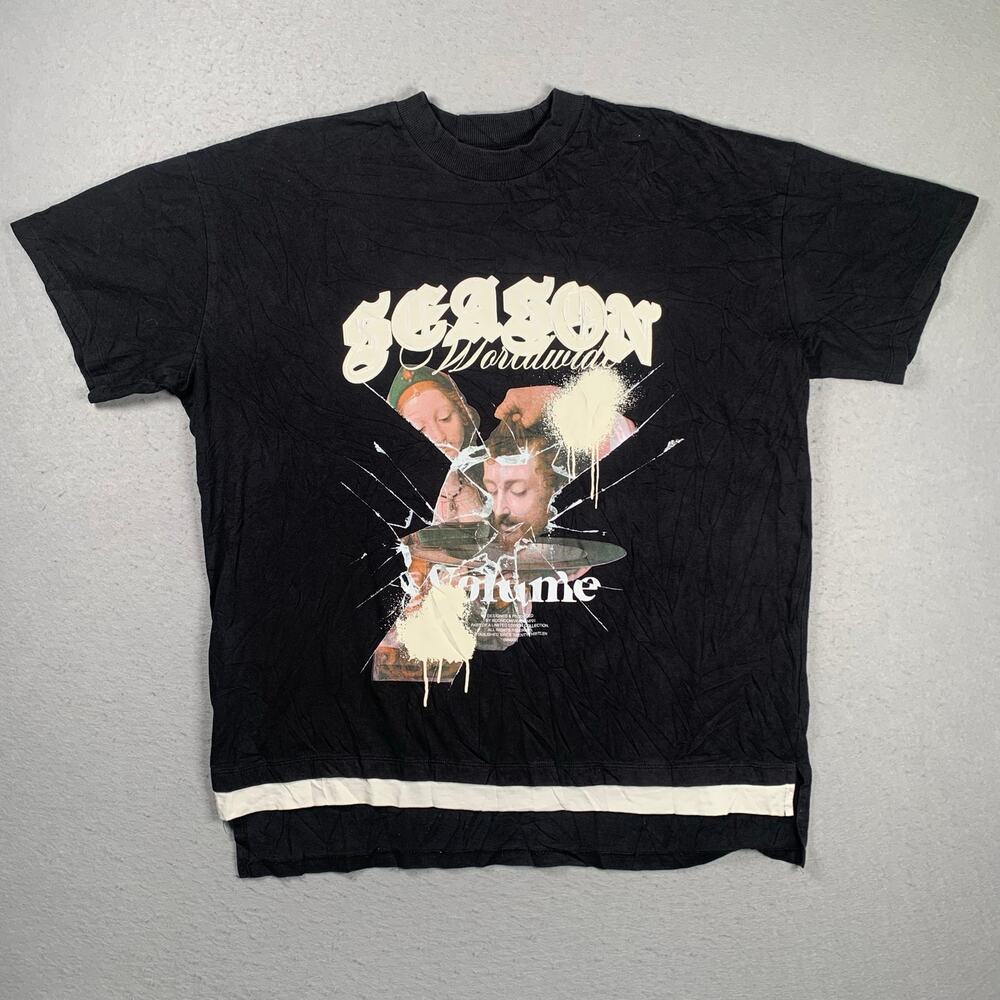 Boohoo MAN Shirt Mens Large Renaissance Gothic Streetwear Limited Edition